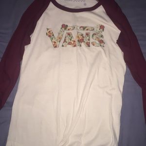 vans medium long sleeve shirt